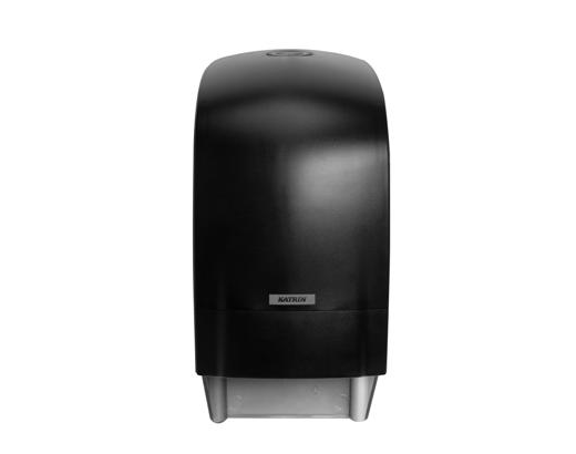 Dispenser, Katrin Toiletpapir system 2 ruller sort plast//