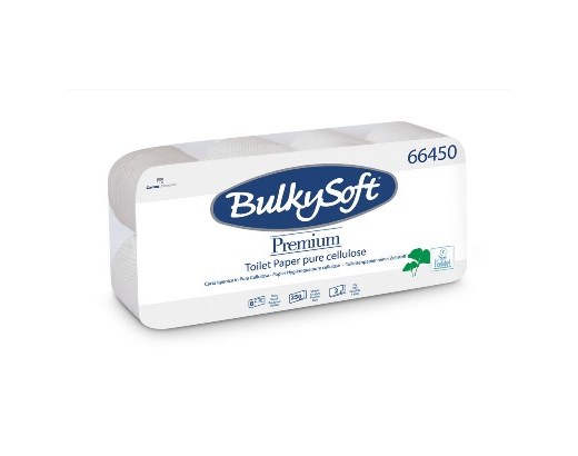 Toiletpapir alm. BulkySoft Premium 2-lag 32 m. hvid