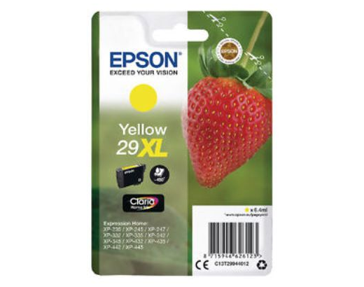 Epson toner/blæk 29XL Yellow Claria Home#