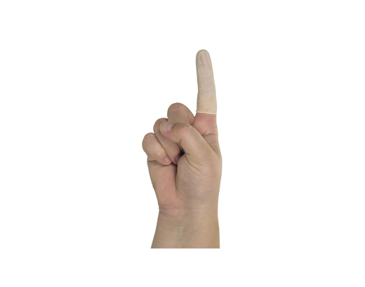 Eksplorationshætte, latex, medium, Ø2cm, engangs 100 stk/pk#