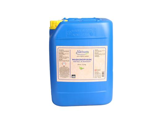 Maskinopvask Aktum flydende m/klor t/aluminium 10 ltr /12 kg