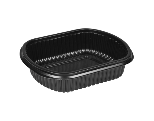 Take-Away bakke 1 rum PP 21x17x5 cm. 1000 ml.sort#