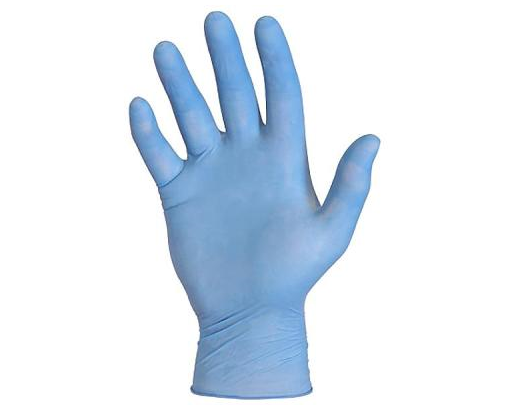 Handske nitril pudderfri Sensitive Small blå 100 stkUDGÅET