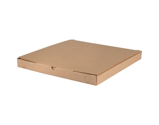 Pizzaæske 32x32x3 cm. Eco uden tryk nature#