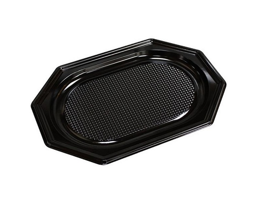 Serveringsfad 35x25x2cm sort RPET, lille#
