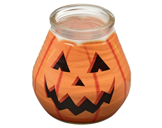 Lysbowle Halloween Pumpkin glaslys ca.30 timer#
