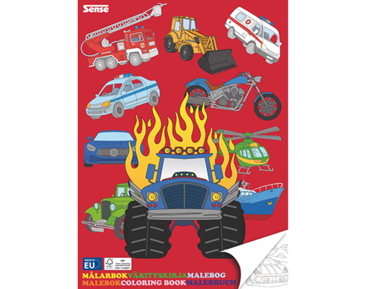 Malebog Motor 36 sider Sense//