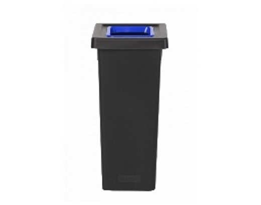 Affaldsspand Style 53L 74x33x33 cm inkl. sort/blåt låg#
