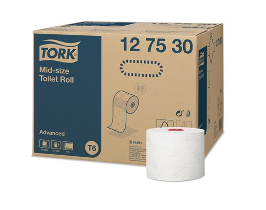 Toiletpapir 2-lag Tork advanced Compakt T6 100 m