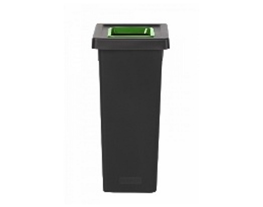 Affaldsspand Style 53L 74x33x33 cm inkl. sort/grønt låg#