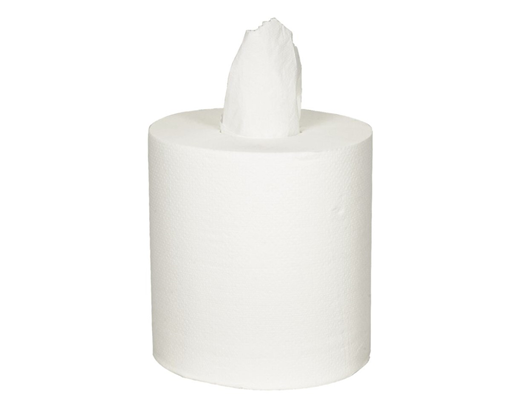 Håndkl.rl. Classic midi u/hyls 2-lag 153 m. hvid