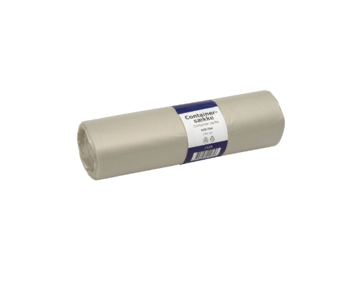 Containersæk LDPE 196x175,5 cm 660 ltr 40 my klar#