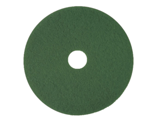 Gulvrondel 14" 3M Scotch Ø355mm til rengøring&polering Grøn#
