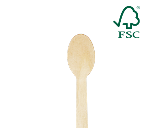 Spiseske træ 16 cm. birketræ nature