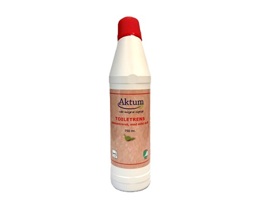 Toiletrens Aktum koncentreret m/duft 750 ml.Svanemrk.