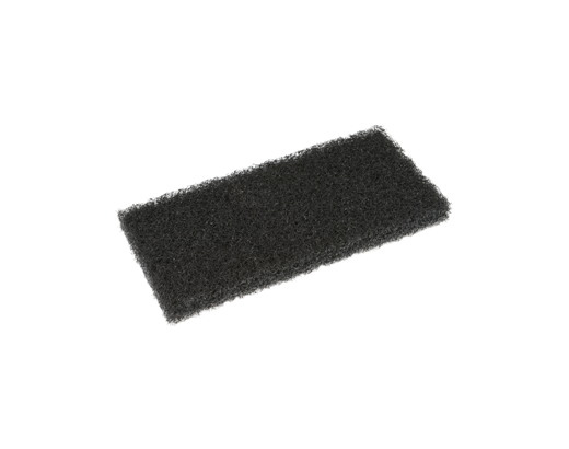 Skurenylon sort hård/stiv 120x250x25 mm#