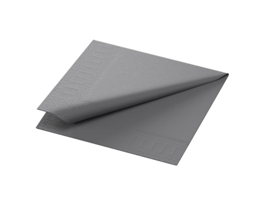 Serviet Duni 2-lag 24x24 cm. granit grå