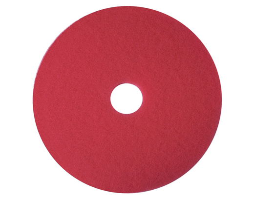 Gulvrondel 20" 3M Scotch Ø432mm til rengøring&polering Rød
