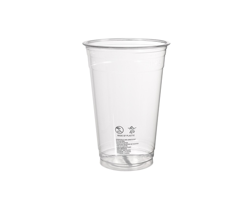 Plastglas 59 cl. mrk 0,5 ltr. Crystal rpet ecoecho#