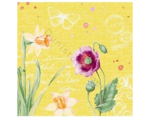 Serviet DuniSoft 40x40 cm Design Spring Lilies (forår)#