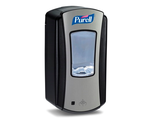 Dispenser Purell LTX-12 krom/sort 1200 ml#