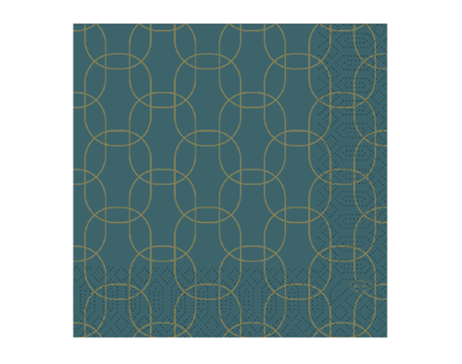 Serviet Duni 3-lag 33x33 cm. Golden Deco#