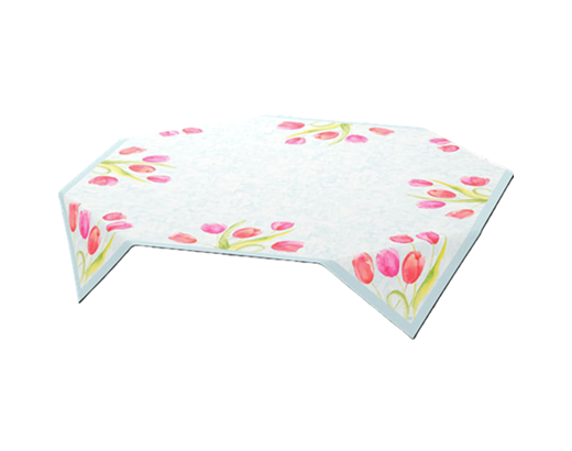 Stikdug Dunicel 84x84 cm. Painted Tulips#