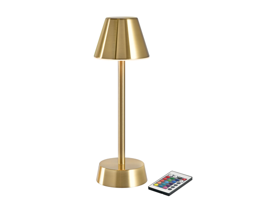 Bordlampe LED Duni 10,9 x 33 cm Zelda Brass//