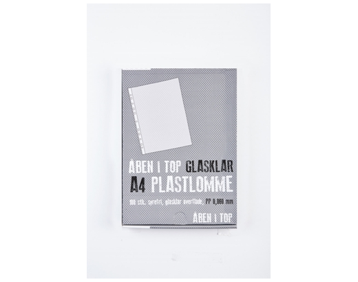 Plastlomme RELIEF A4 0,06 mm glasklar 100 stk