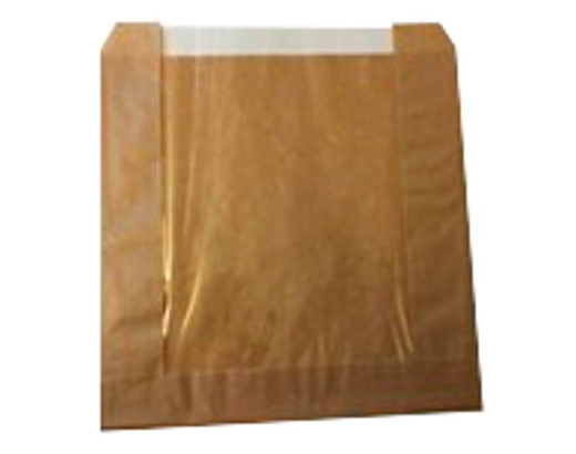 Rudepose/ snackbag sandwich 21x21,5 cm. brun