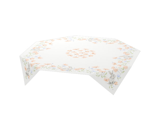 Stikdug Dunicel BIO 84x84 cm Bunny Bloom(forår)#