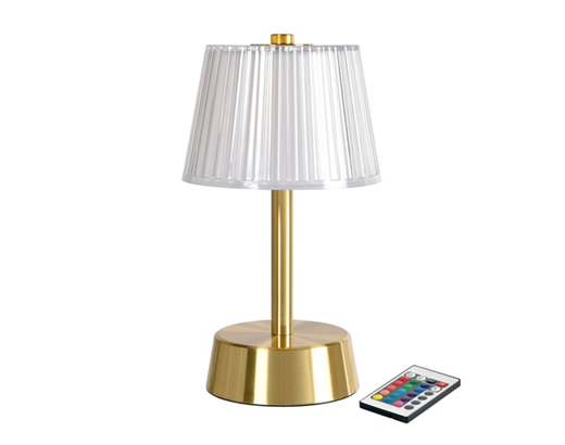 Bordlampe LED Duni 22xØ12 cm Jay Brass#