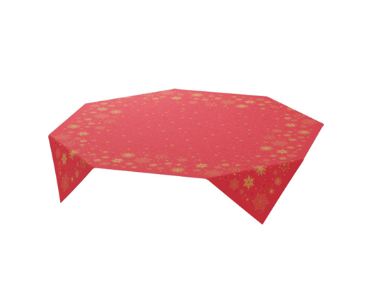 Stikdug Dunicel Stargazing red 84x84 cm (JUL)#