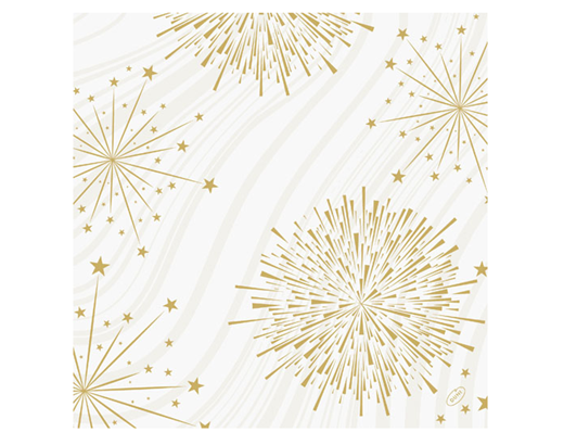 Serviet Dunisoft/airlaid Bio 40x40 cm Sparkling white (Jul)#