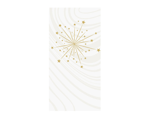 Serviet Dunisoft/airlaid Bio 40x40cm1/8 Sparkly White (JUL)#