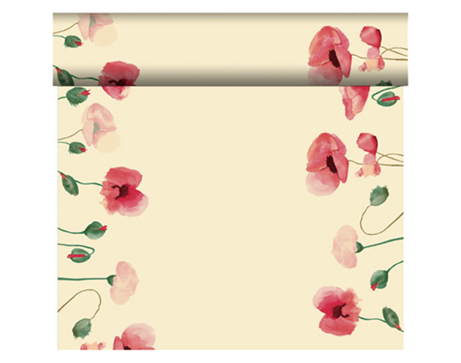 Kuvertløber Dunicel Bio/Teteátete 0,4x24m Poppy Charm#