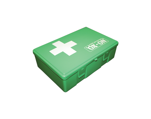 Førstehjælpskasse OX-on med indhold