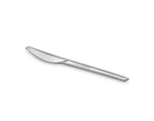 Kniv REUSABLE Smart 168 mm bionedbrydelig CPLA hvid
