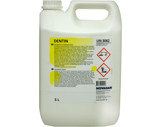 Rengøring-& desinfektion Dentin u/ frv.&duft 5 ltr#