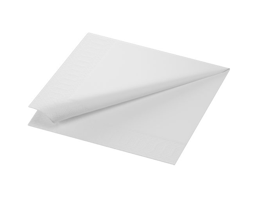 Serviet Duni 3-lag 40x40 cm. hvid//