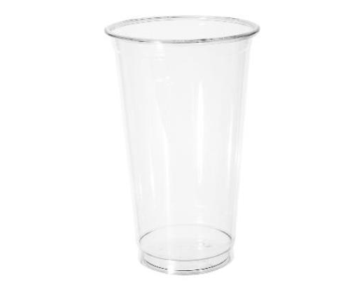 Plastglas 60 cl. mrk. 0,5 klar H;150 mm Ø95 mm rPET Pulsar