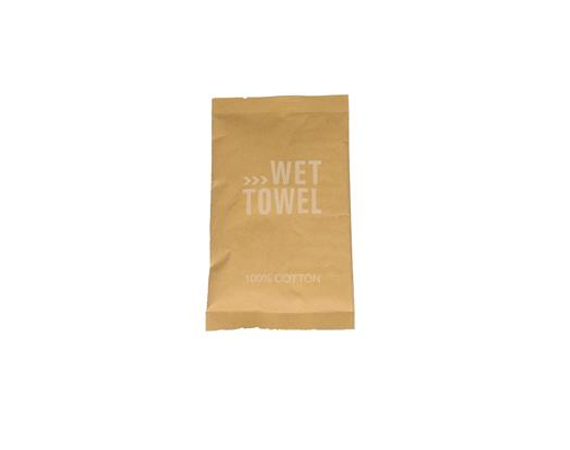 Vådserviet Pure m/hvid wet towel