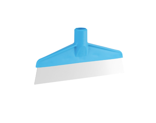 Gulvskraber Vikan PP/RF stål 24,5 cm. m/gevind blå#