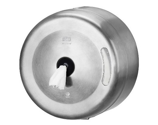 Dispenser Tork SmartOne T8 rustfrit stål  t/toiletpapir//#