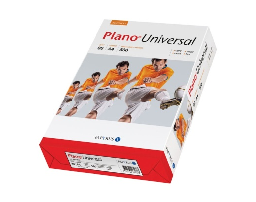 Kopipapir Plano Universal hvid A4 80 gram. 500 ark/pakke
