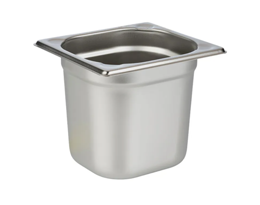 Kantine 2,4 ltr. 1/6 GN 176x162x150mm stål.#