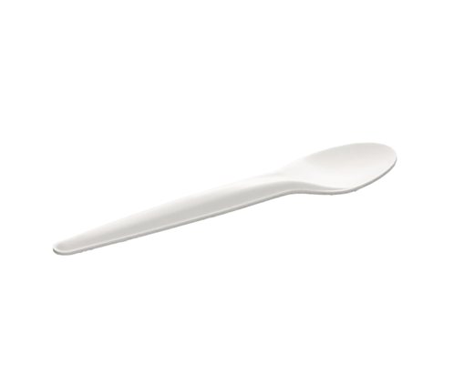 Teske papir 13 cm. hvid