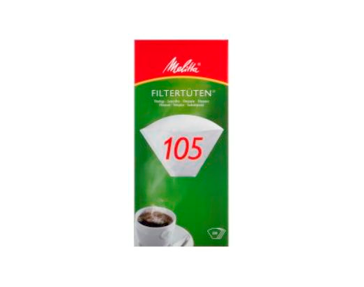 Kaffefilter Melitta 105 hvid//!!