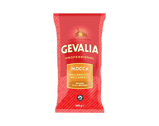 Kaffe Gevalia Mocca filterkaffe 500g poser#