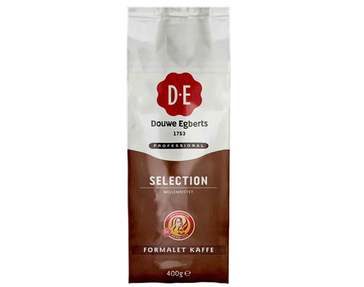 Kaffe D.E Selection formalet i stå pose 400 gram